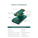 TBK 988A Separador de pantalla LCD giratorio de 360° con bomba integrada y limpiador de varilla de pegamento